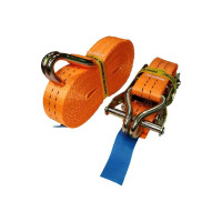Стяжной ремень UVE 1,0/2,0 т, 6 метров, 35мм, RS2-35-2000-6-orange
