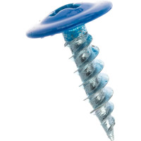 Саморезы с пресс-шайбой Госкреп 4.2х16 мм, синие, RAL5005, 35 шт. 1-0017330