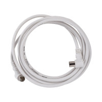 Кабель ТВ вилка-ТВ розетка PERFEO, угловой, 2 м 30013826