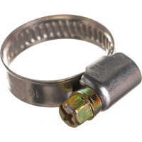 Червячный  хомут Госкреп нержавеющий 16-25 мм, 2 шт. 11-0013810