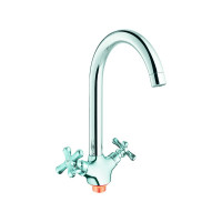 Смеситель для кухни RUSH Bianki с высоким, поворотным изливом, хром BI7650-24