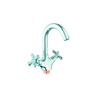 Смеситель для умывальника/кухни RUSH Bianki с укороченным, поворотным изливом, хром BI7650-23