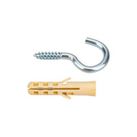 Крюк-шуруп ЕВРОПАРТНЕР Zn d3,4хL30 мм 4 шт. 13 1840 1