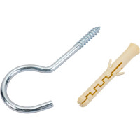 Крюк-шуруп ЕВРОПАРТНЕР Zn d6,2хL100 мм 4 шт. 13 7646 6