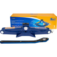 Ромбический домкрат с трещоточной рукояткой KRAFT 1 т KT 800070