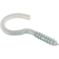 Крюк-шуруп ЕВРОПАРТНЕР белый d3,9хL40 в компл. c дюбелем MULTI 6x25 4шт. MP 304 17