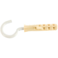 Крюк-шуруп ЕВРОПАРТНЕР белый d3,3хL30 мм 3 шт. 13 6296 1