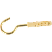 Крюк-шуруп ЕВРОПАРТНЕР латунир. d4,1хL50 мм 1 шт. 13 4827 1