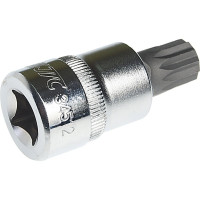 Головка JTC с насадкой SPLINE 3/8" х М12, длина 48мм 34512 819002