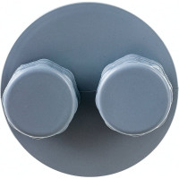 Вакуумный канализационный клапан-аэратор АТЛАС ПЛАСТ серый DN 110 SPCVVMG00110