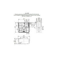 Пескоуловитель Gidrolica Standart DN150-200, 500x260x460мм - пластиковый универсальный 828