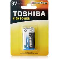 Алкалиновый элемент питания Toshiba 6LR61 1/card 545