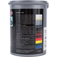 Акриловая эмаль PALIZH глянцевая 602 темно-коричневая 1кг 1/6 11605610