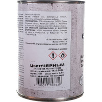 Эмаль super maler ПФ-115 Черный 0,9кг Лк-00005662