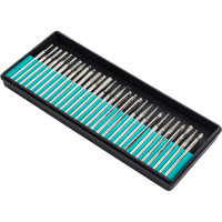 Набор шарошек с алмазным напылением (30 шт; 45x3мм) SKRAB 21135