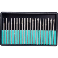 Набор шарошек с алмазным напылением (20 шт; 45х2.35 мм) SKRAB 21128