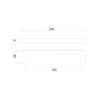 Ручка-скоба Trodos DMZ-21203-192 браш никель 303398