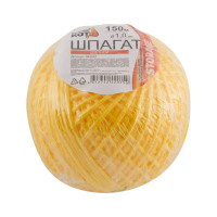 Цветной полипропиленовый шпагат Рыжий кот клубок D1.0мм 1000тэкс 150м 082267