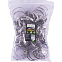 Хомуты Ultima нерж. сталь 40-60 мм ширина 9 мм 50шт/упак 152027