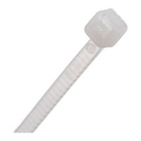 Нейлоновые хомуты Ultima 2.5х150 мм, белые, 100 шт, пакет 152002