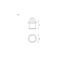 Дверной ограничитель НОРА-М 105 ст.бронза 7250