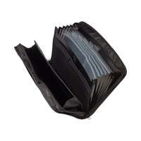 Папка-портфель Attache черный, серая вставка, с выдвижными ручками 331731