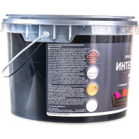 Акриловая краска PALIZH интерьерная моющаяся №316 черный трюфель 3,3кг 1/4 11605607