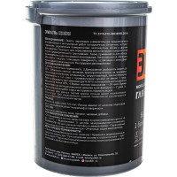 Акриловая эмаль PALIZH глянцевая №608 черная 1кг 1/6 11605622