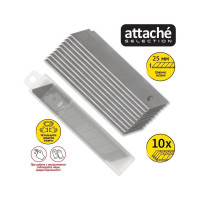 Запасные лезвия Attache Selection для ножа Supreme, 25 мм, 10 шт 389385 401630