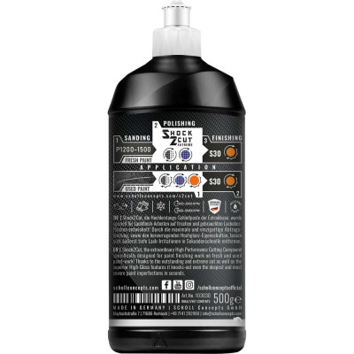 Высокоабразивная полировальная паста SCHOLL Concepts Shock 2 Cut 500 г 103030
