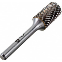 Борфреза цилиндрическая с зубчатым торцом (14х25х6х70 мм; ВК8; В14; 25Х06) ИНСТУЛС 00001337644