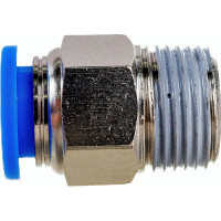 Фитинг цанговый прямой с наружной резьбой 3/8M для трубки диаметром 10 мм SHPI PC 10-R03