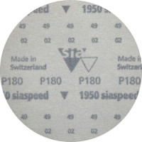 Круг шлифовальный на липучке siaspeed 1950 (5+1 шт; 125 мм; без отверстий; P180) sia Abrasives ss6-125-0-180
