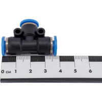 Тройник цанговый T-образный соединительный 6 мм SHPI PUT 06