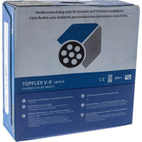 Монтажный гибкий провод Top Cable 1x6 желто-зеленый TOPFLEX V-K H07V-K 131V006.R100(100м)
