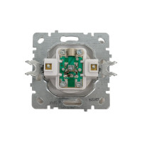 Механизм розетки NILSON 1СП тв конечный золото Touran/Alegra metallic 24150429