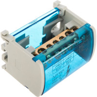 Нулевая шина DORI на Din-рейку в корпусе 2 шины по 7отв. 45007