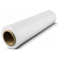 Стрейч пленка первый сорт ПАКПОЛИМЕР белая 500мм 1950гр 23мкм