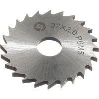 Фреза отрезная (32х2.0х8 мм; Р6М5; т2; Z=24; 6542 DIN 1837) ИНСТУЛС 00001289383