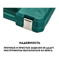 Набор инструментов в кейсе КУЗЬМИЧ ЭКСПЕРТ 108 предметов НИК-024/108