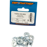 Фланцевая гайка с зубцами ЕВРОПАРТНЕР DIN6923 Zn M8 14шт. 12 0459 1