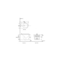 Подвесной унитаз Aquanet Cetus W Short с сидением, с Rimless 00249710
