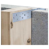 Перфорированный уголок ALBERTS для бетонирования, 285х40х40х2 мм 332150