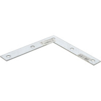 Уголок ALBERTS плоский, оцинкованный, 120x120x20 мм 332853