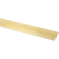 Уголок ALBERTS латунь, 20x10x1.5х1000 мм 471538