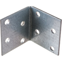 Перфорированный уголок ALBERTS оцинкованный, 40х40х40х2 мм 330200