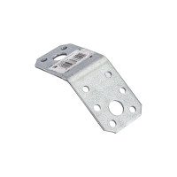 Перфорированный уголок ALBERTS 135 градусов, оцинкованный, 50x50x35x2.5 мм 335502