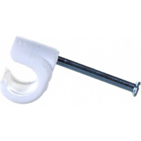 Крепежная скоба ЕВРОПАРТНЕР белая SC 7-10 50шт. 3 0835 1