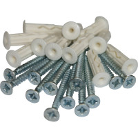 Шуруп ЕВРОПАРТНЕРZn 4,0х45 в компл. с дюбелем MULTI 6x25 12 шт. MP 403 17
