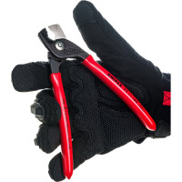 Кабелерез KNIPEX StepCut ступенчатый рез, кабель д. 15 мм, 50 кв.мм,  L-160 мм, обливные рукоятки KN-9511160